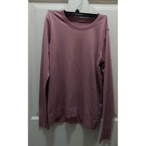 Lululemon sz Large mauve pink rose long sleeve shirt athletic top